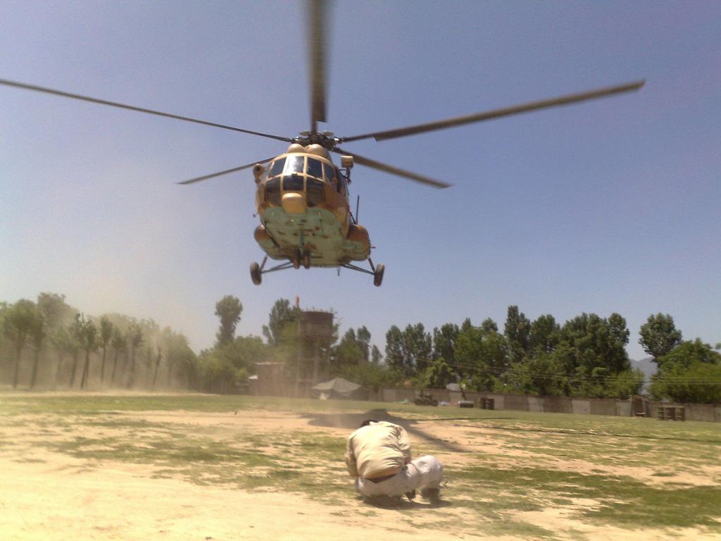 Helicopter Lift Off Baine Baba Ziarat