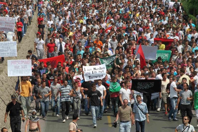 Protest in Skoplje 2012