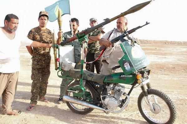 Saraya Ansar Al-Qeeda (Supporters of the Creed Brigades) Shia Militiamen; Iraq, July 2015