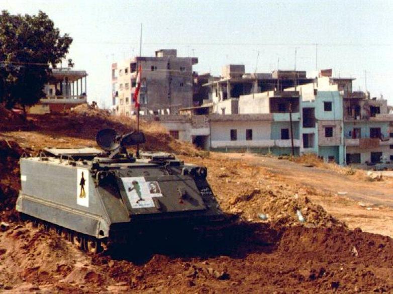 Lebanese Army APC, Beirut, 1982