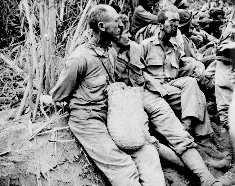 American Troops Along the Bataan Death March, Luzon, Philippines, May 1942