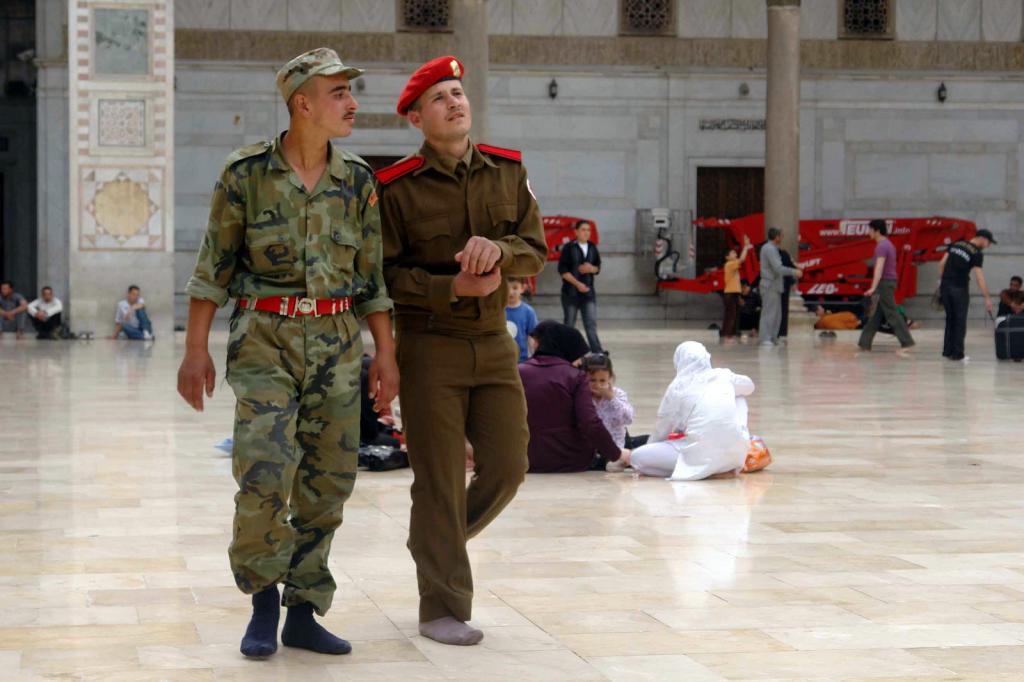 Syrian Army Peacetime Patrol, Umayyad Mosque