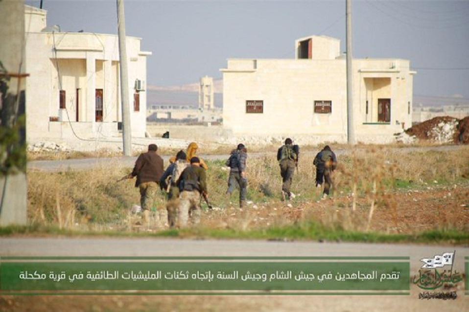 'Jaish Al Sham' Fighters Storm the Town of Maklaha; Aleppo, Syria, Nov 2015