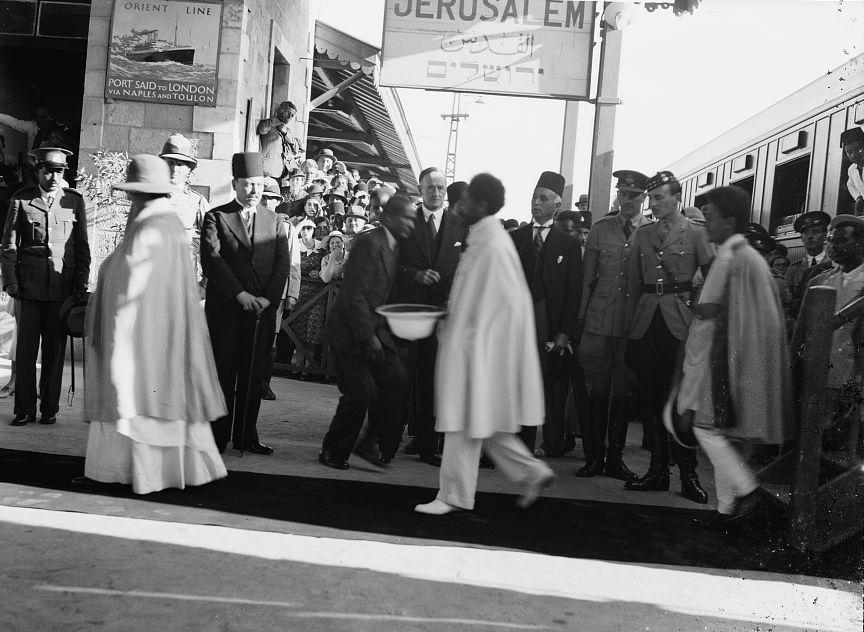 Ethiopian Emperor Selassie in Exile, Jerusalem