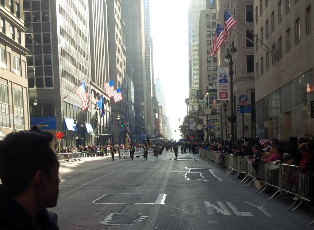 US Korean War Veterans on Parade in Manhattan, 2014