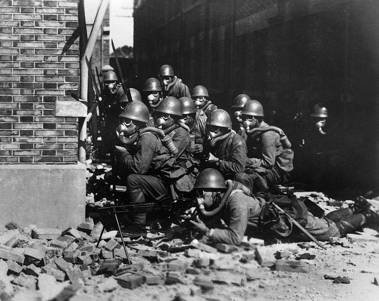 Japanese Special Naval Landing Forces, Battle of Shanghai, China, August 1937