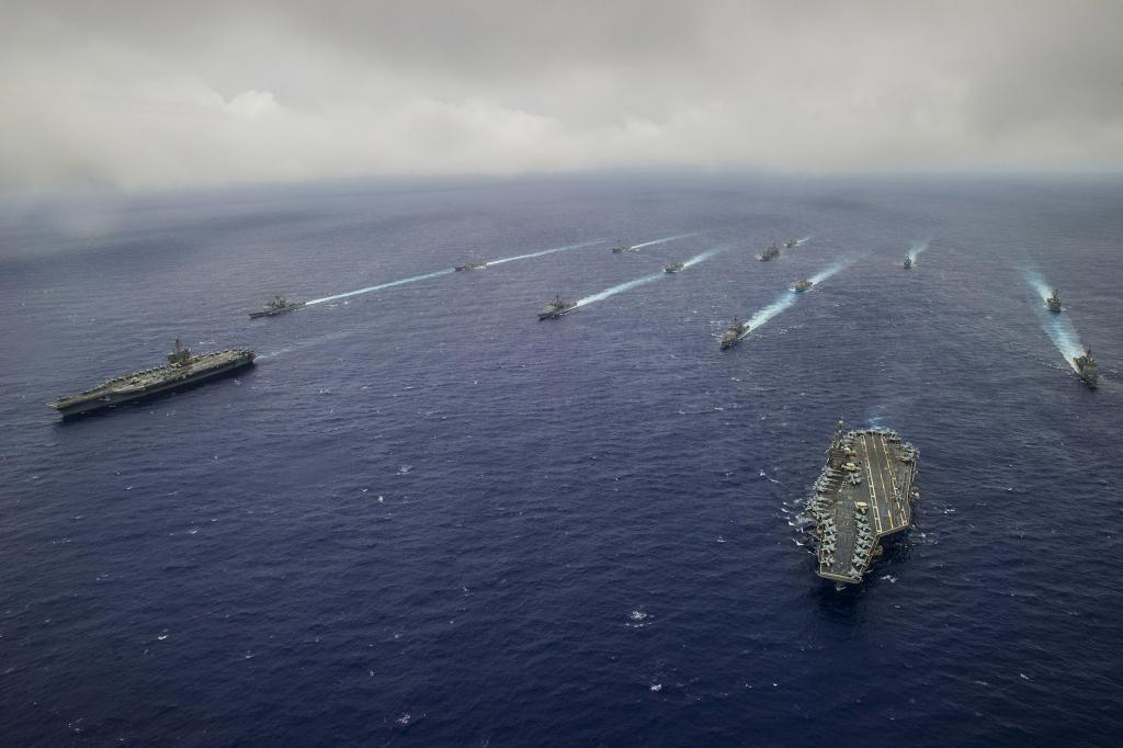 US Navy Exercise, Pacific Ocean, September 2014