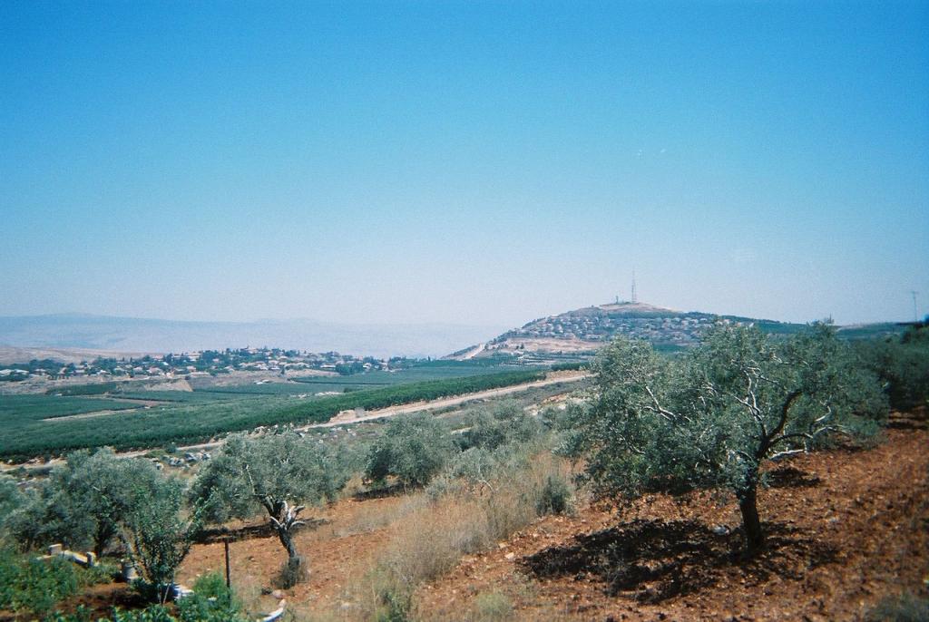An Israeli Army outpost,  as seen from the Lebanese side of the border, 2007