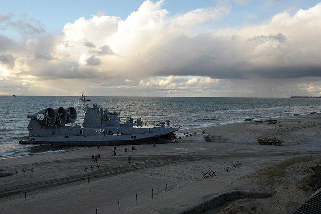 Hovercraft Amphibious Landing Exercise