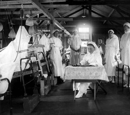 British Hospital on the Western Front, World War I