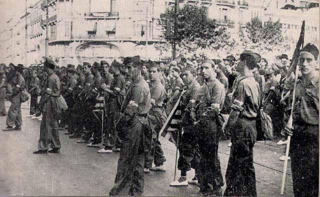 Republican Volunteers at Teruel Spain, 1938