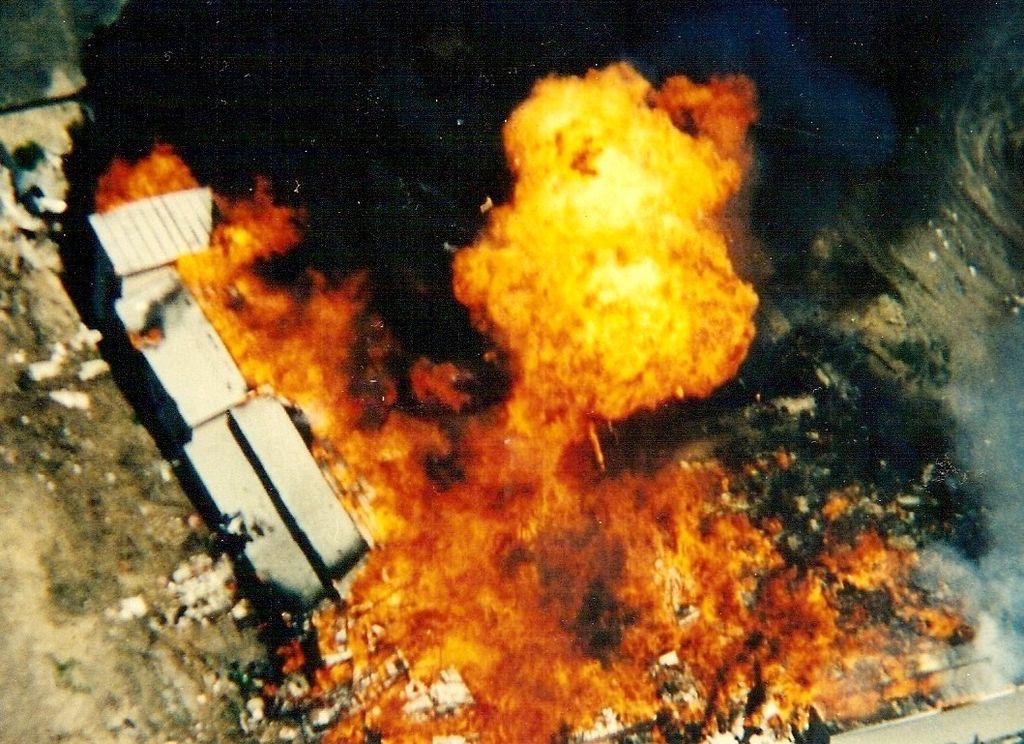 Exploding propane tank