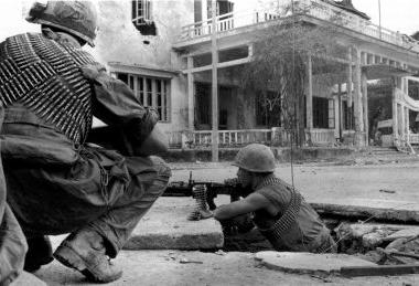 US Marines in Hue, South Vietnam, 1968