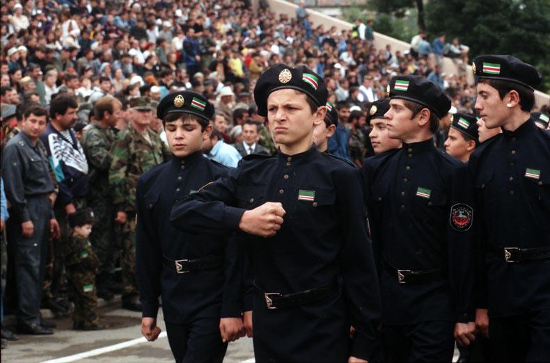 Young Chechen Cadets of the Breakaway Republic, Grozny, 1999