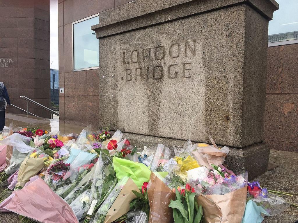 Floral Tributes London Bridge; London, UK, June 2017