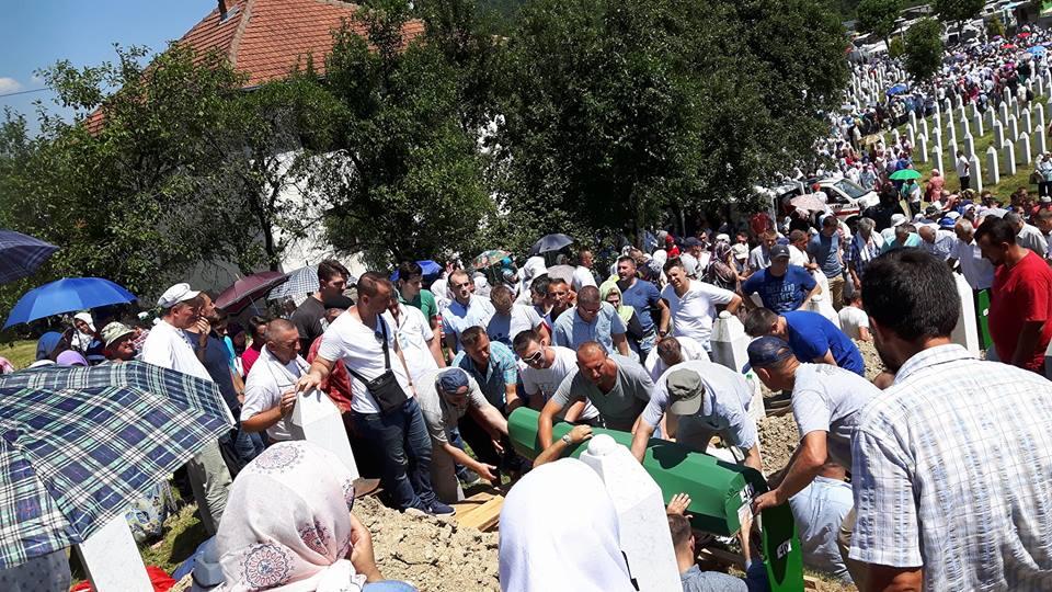 Srebrenica Anniversary Burial; Srebrenica Bosnia, July 2016