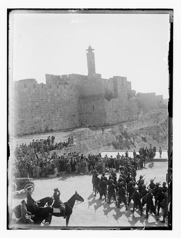 Occupation of Palestine by British, World War I, December 1917