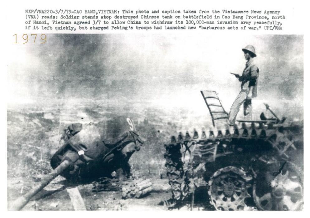 Soldier Atop a Tank 