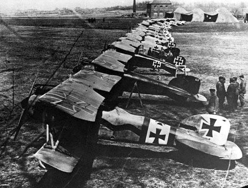 The Red Baron's Squadron of Albatros D.IIIs, Western Front, World War I