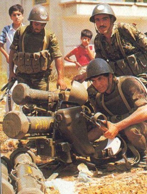 Syrian Anti-Tank Troops in Lebanon, 1982
