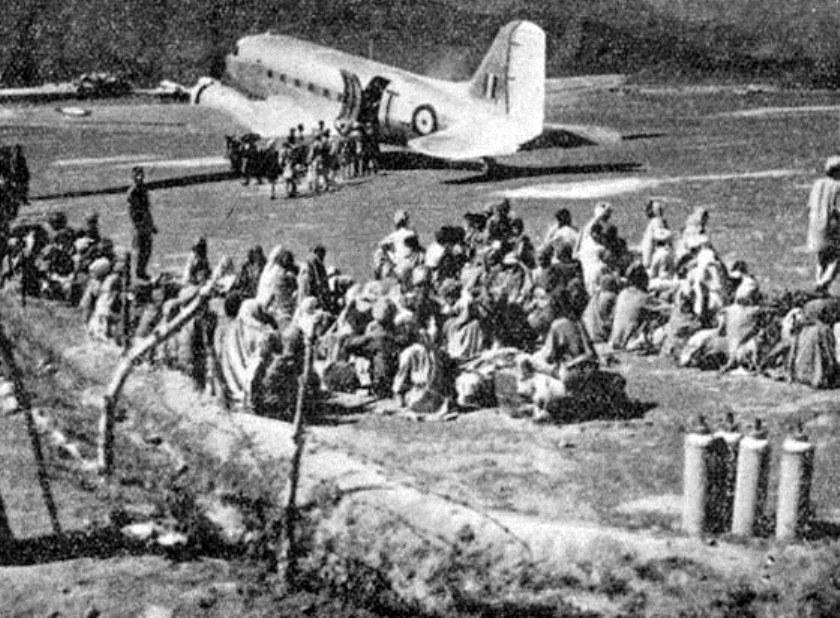 Evacuation of Civilians by the Indian Airforce, Poonch, 1947