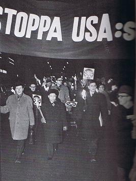 Vietnam War Protest, Stockholm, Sweden, February, 1968