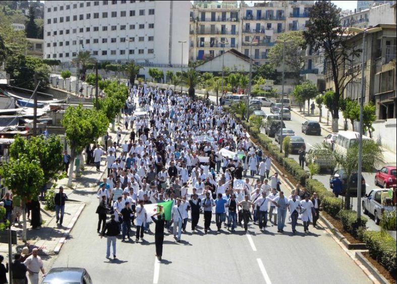 Protest March, Algiers Algeria, May 2011