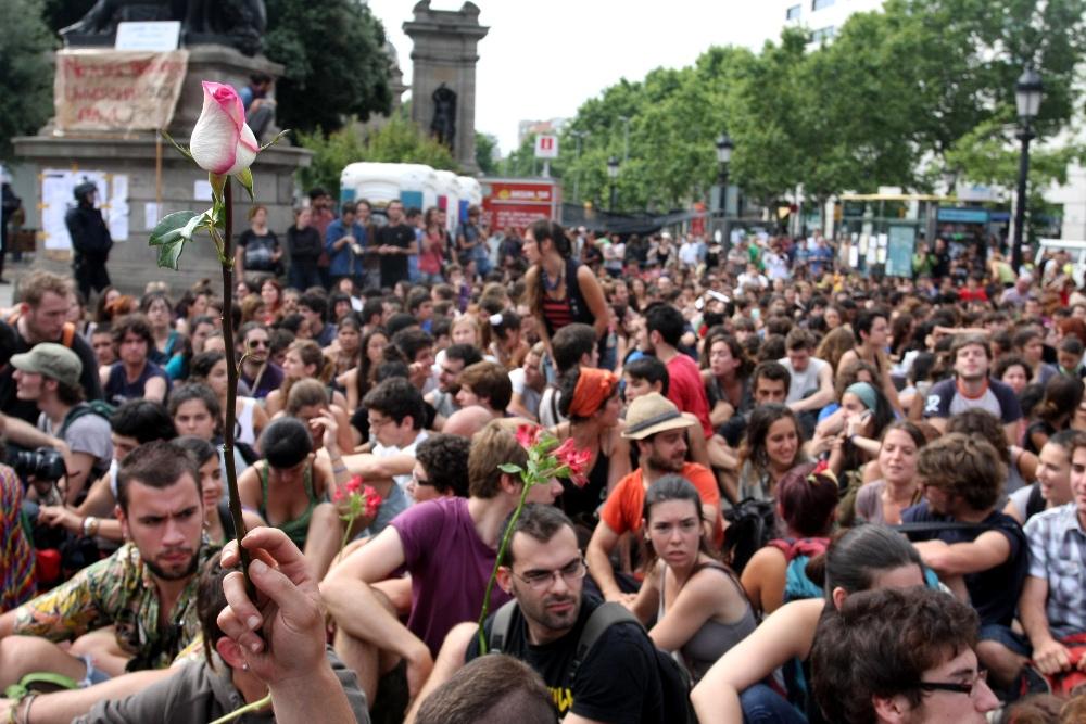Barcelona Protest Camp Crackdown 2011