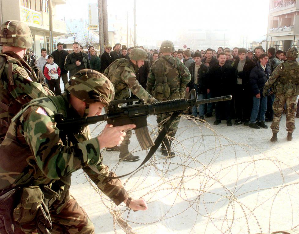 Kosovar Albanian Protests in Vitina