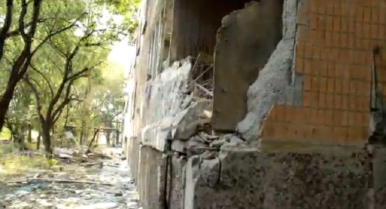 Donetsk Apartment Blocks Damaged, Ukraine, July 2014