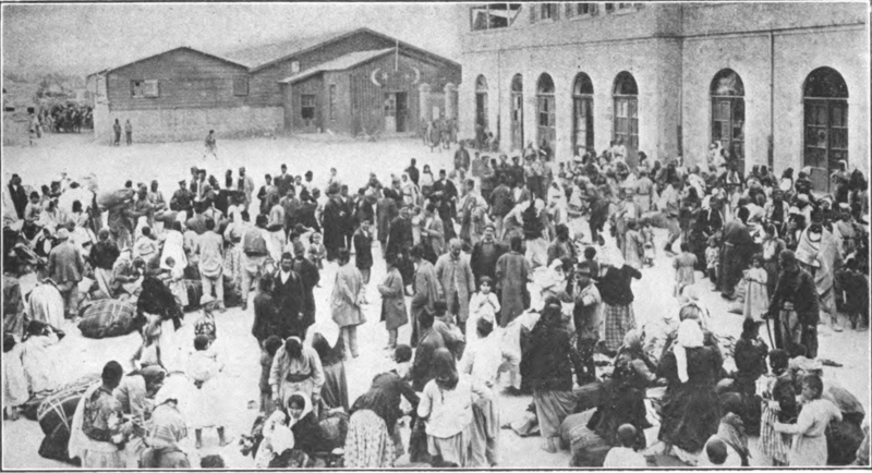 Armenians Await Deportation, Turkey, World War I