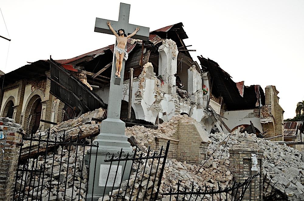 Damaged Church Haiti