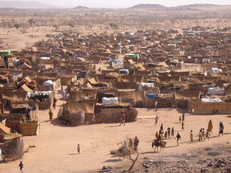 Darfurian Refugee Camp in Chad, March 2005