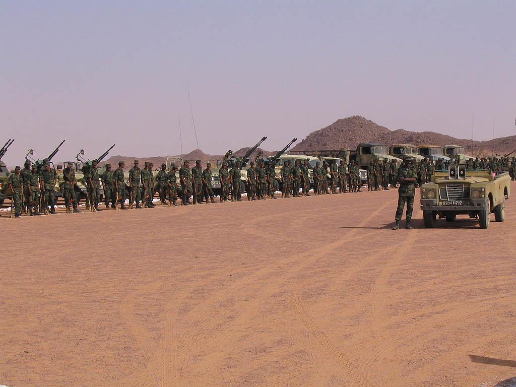 Polisario Troops Near Tifariti, Western Sahara, May 2005