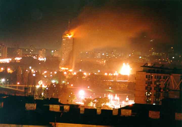 CK Building on Fire 1999