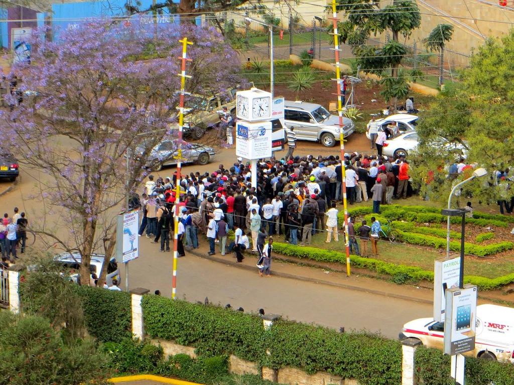Civilian Onlookers at Westgate Mall in Nairobi, Kenya