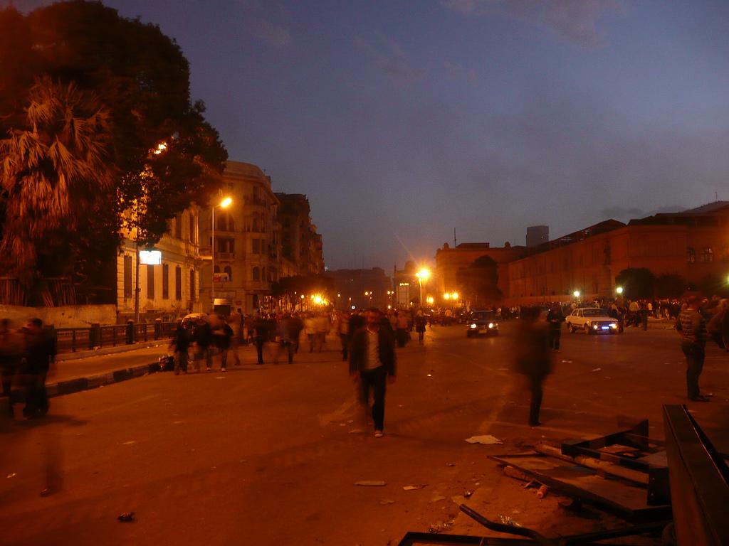 Tahrir Square Crowd