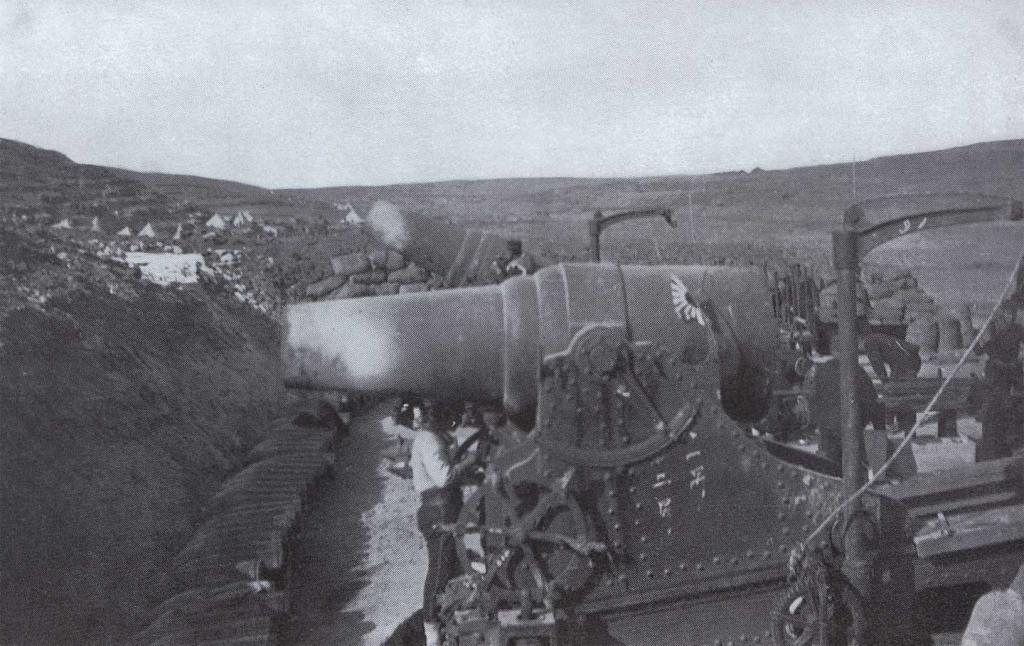 Japanese Howitzer during the Siege of Port Arthur