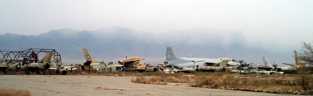The Bagram Aircraft Petting Zoo, Afghanistan, 2002