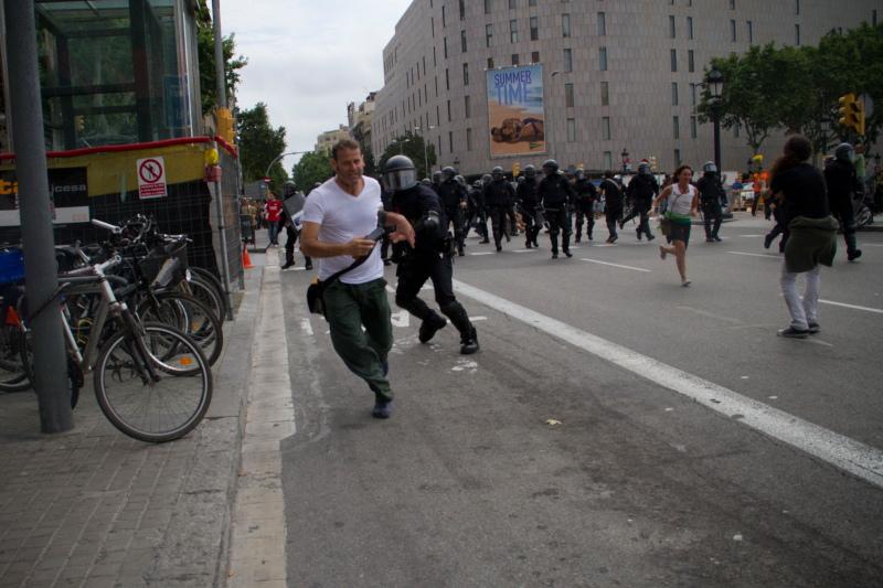 Barcelona Protest Camp Crackdown 2011