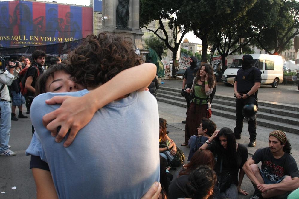 Barcelona Protest Camp Crackdown 2011