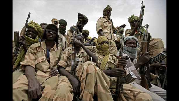 Darfuri (JEM) Rebels During assault on Khartoum; Sudan, 2008