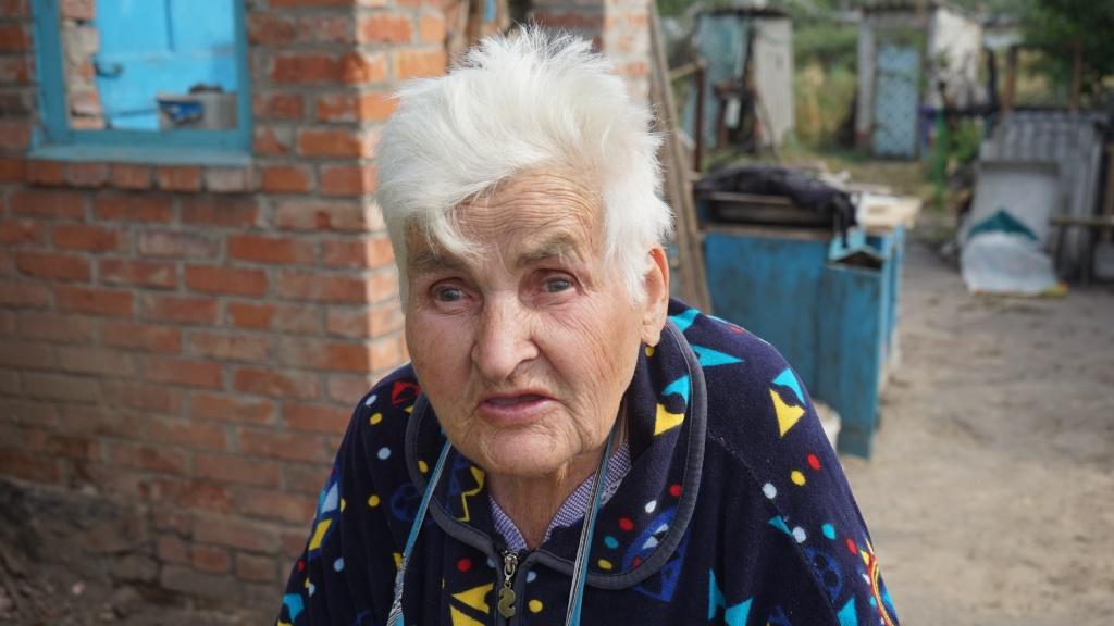 Woman in Eastern Ukraine, 2014