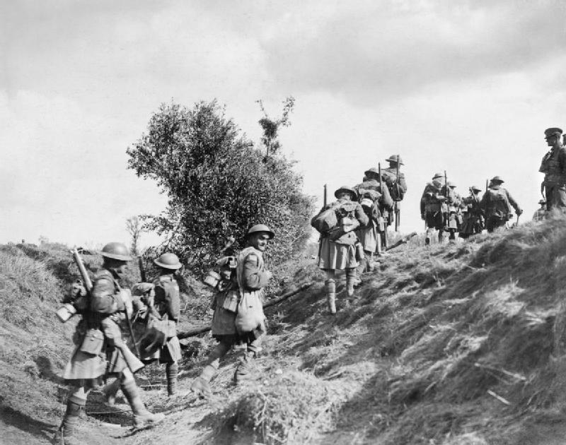 Canadian Troops at the Battle of the Canal du Nord, France, September 1918