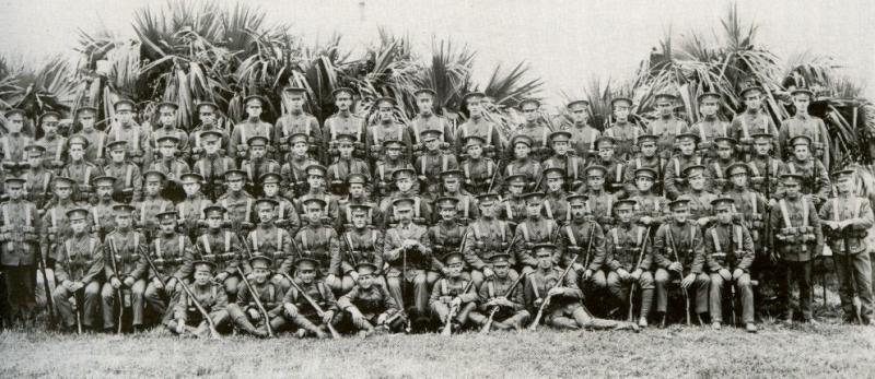 Bermuda Volunteer Rifle Corps During Training, World War I