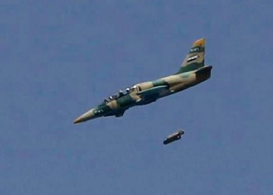 Syrian Airforce Bombing, Al Tabqah, August 2014