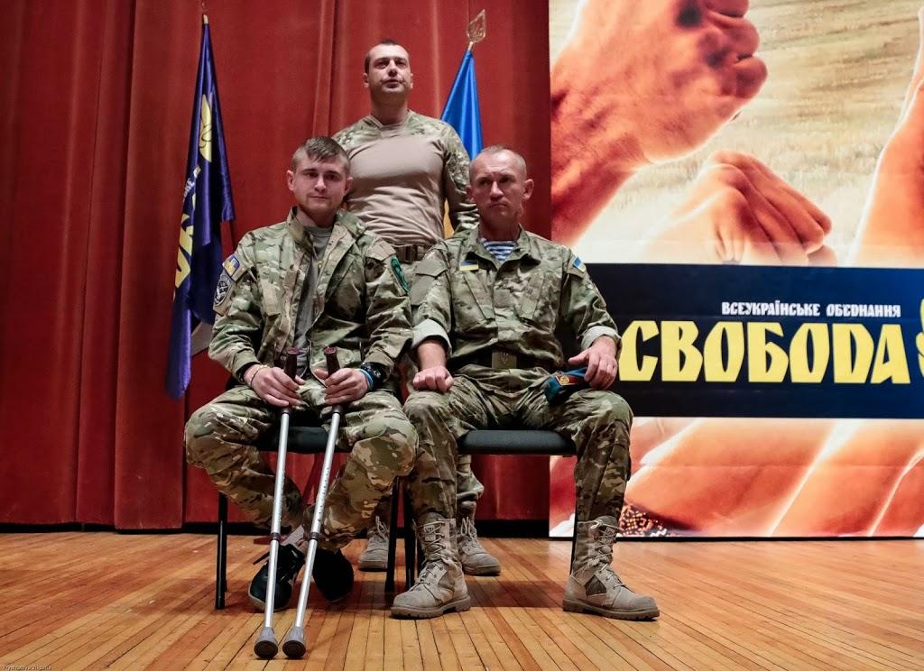 Veterans at the 29th Annual Svoboda Congress, Ukraine, September 2014