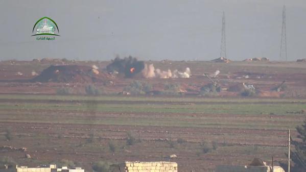 Syrian Rebels of Levant Front Destroy Government Artillery, Safyat Syria, Jan 2015