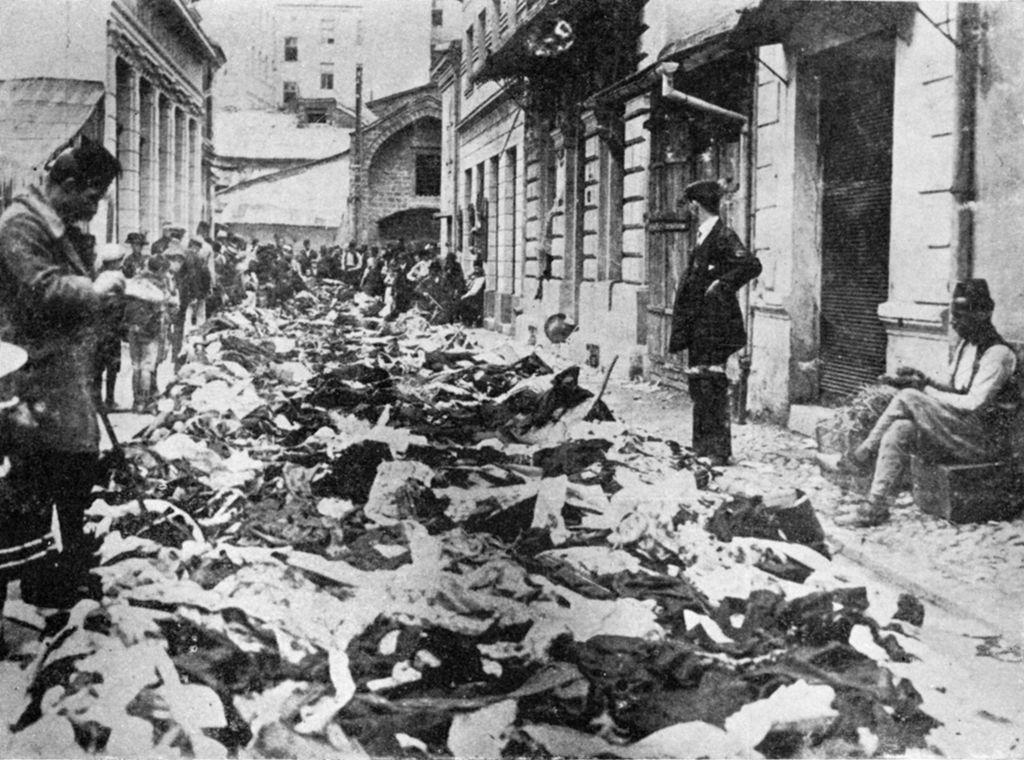 Ransacked Serbian Shops Following Sarajevo Riots, June 1914