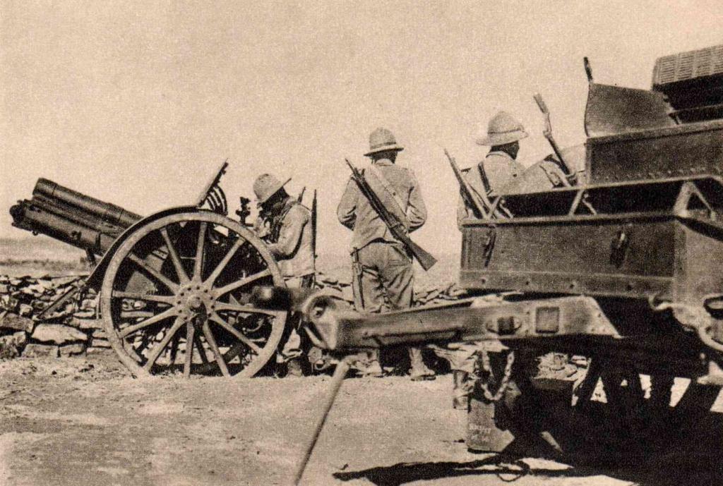 Italian Artillery in Tembien
